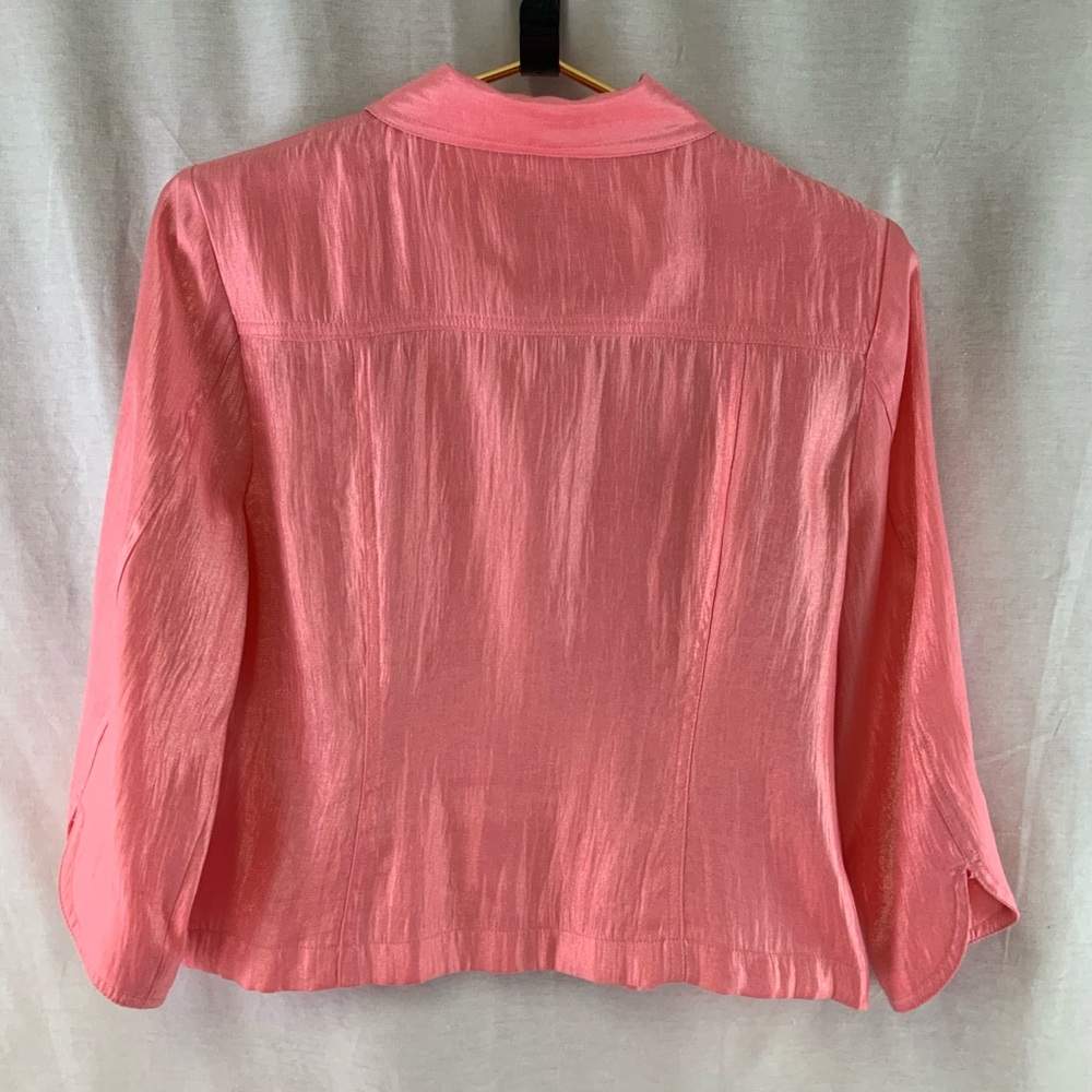 Ruby Rd petite Pink 2 Piece Top & Jacket Set - Picture 4 of 8